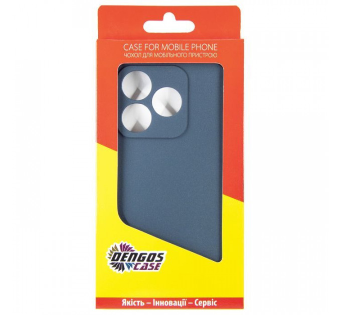 Чохол до мобільного телефона Dengos Carbon Realme C63 Blue (DG-TPU-CRBN-204)