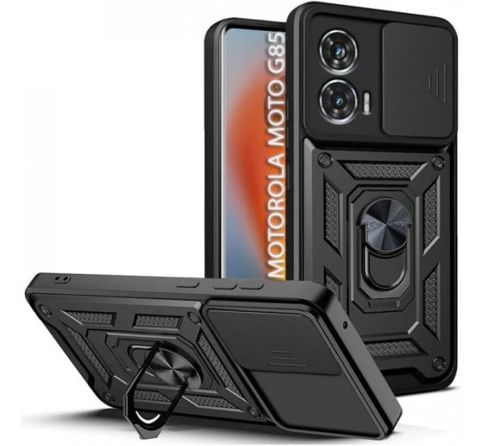 Чехол для мобильного телефона BeCover Military Motorola Moto G85 Black (712163)