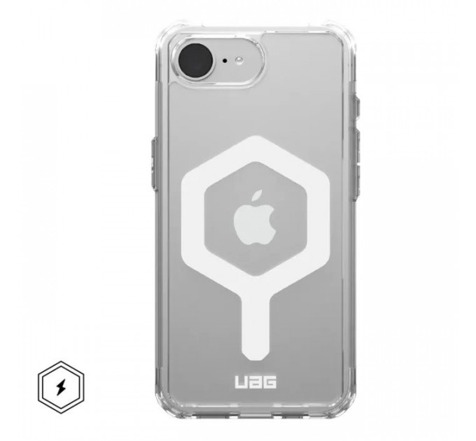 Чехол для мобильного телефона UAG iPhone 16E (4th Gen, 2025), Plyo MagSafe, Ice/White (114501114341)