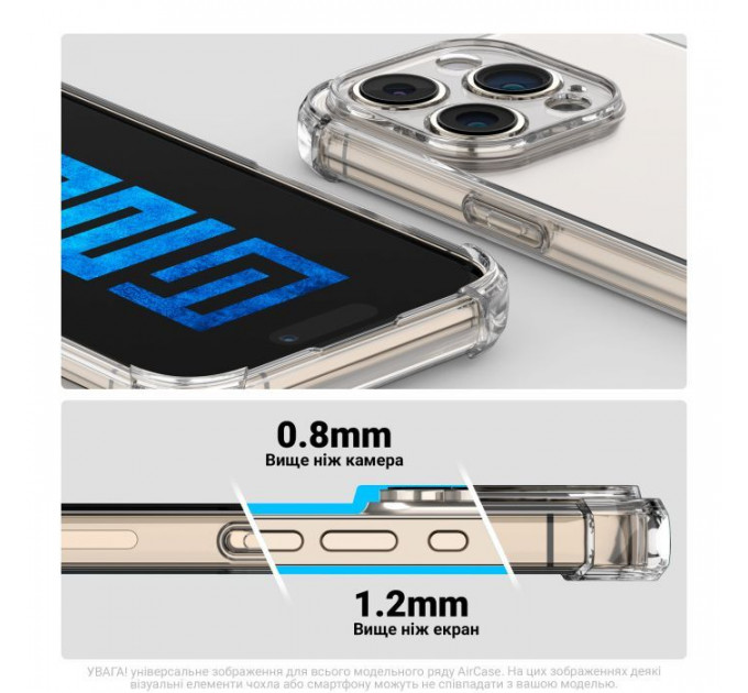 Чохол до мобільного телефона Armorstandart Air Force Xiaomi Redmi 15 4G Camera cover Clear (ARM85418)