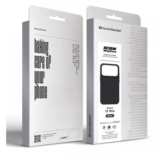 Чохол до мобільного телефона Armorstandart ICON2 MagCase Apple iPhone 17 Pro Black (ARM86248)