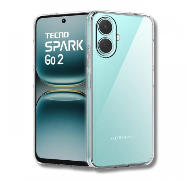 Чохол до мобільного телефона BeCover Silicone Tecno Spark Go 2 (KM4) Transparent (714682)