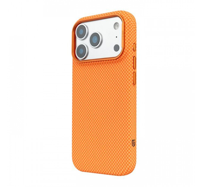 Чехол для мобильного телефона Armorstandart LikeCarbon2 MagCase Apple iPhone 17 Pro Max Kevlar Orange (ARM88555)