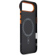 Чохол до мобільного телефона Armorstandart LikeCarbon2 SE MagCase Apple iPhone 17 Air Black Orange (ARM89155)