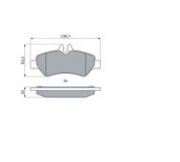 Тормозные колодки Bosch 0 986 494 123