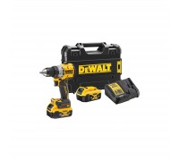 Шуруповерт DeWALT 18V XR Li-Ion 5Ah, 90 Нм, 0-650/0-2000 об/хв., кейс TSTAK (DCD805P2T)