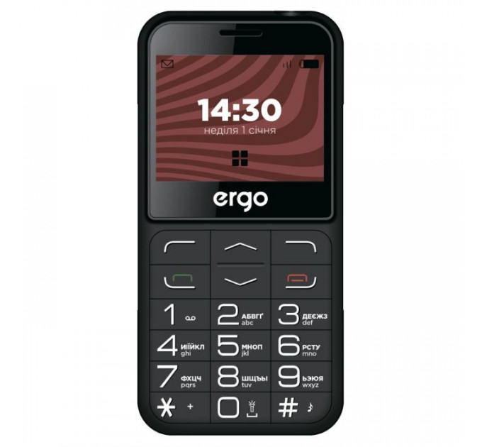 Мобильный телефон Ergo R231 Black