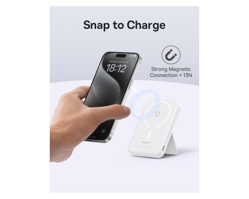 Батарея универсальная Baseus MagPro 5000mAh 20W, White (PPCXZ05) (P10064100222-00) Батарея универсальная Baseus MagPro 5000mAh 20W, White (PPCXZ05) (P10064100222-00)