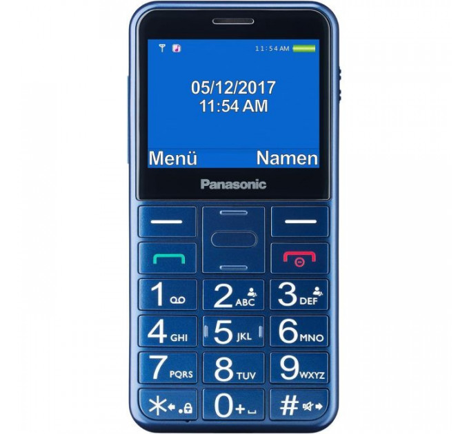 Мобильный телефон Panasonic KX-TU155 Blue (KX-TU155EXCN)