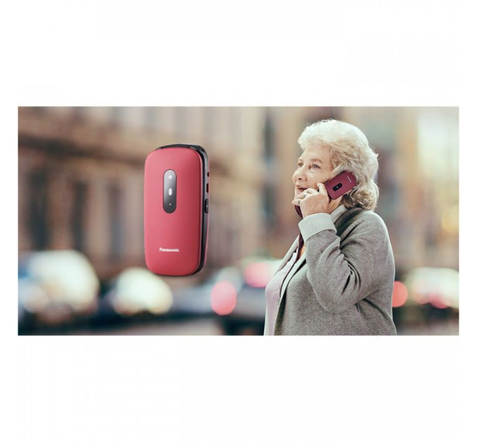 Мобильный телефон Panasonic KX-TU446 Red (KX-TU446EXR)