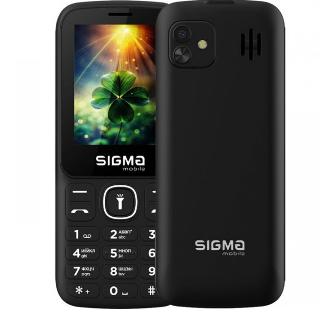 Мобільний телефон Sigma X-style 242 LUCKY Black (4827798792919) Мобільний телефон Sigma X-style 242 LUCKY Black (4827798792919)