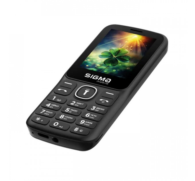 Мобільний телефон Sigma X-style 242 LUCKY Black (4827798792919)