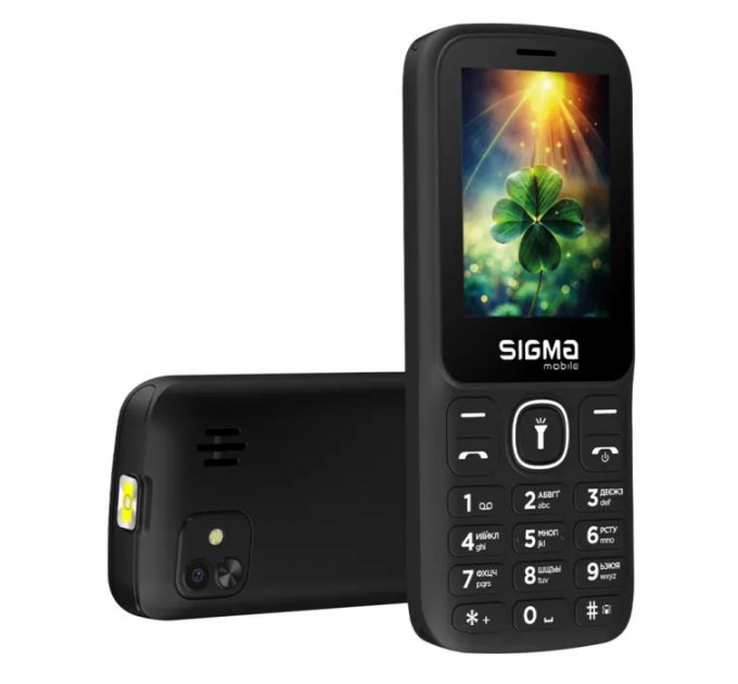Мобільний телефон Sigma X-style 242 LUCKY Black (4827798792919)
