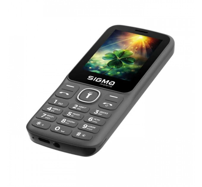 Мобильный телефон Sigma X-style 242 LUCKY Grey (4827798792926)