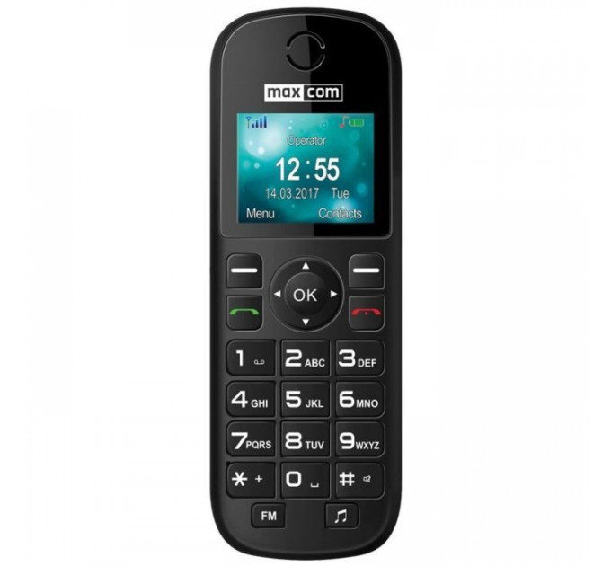 Мобільний телефон Maxcom MM35D Black