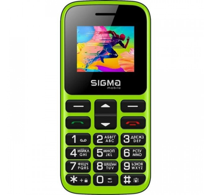 Мобільний телефон Sigma Comfort 50 HIT2020 Green (4827798120941)
