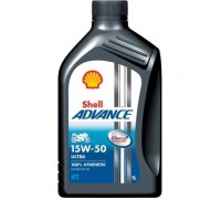 Моторное масло Shell Advance 4T Ultra 15W50 1л (5434)