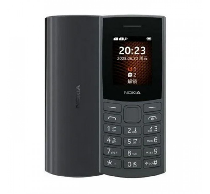 Мобільний телефон Nokia 105 SS 2023 Charcoal