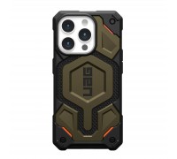 Чехол для мобильного телефона UAG Apple iPhone 15 Pro Monarch Pro Magsafe, Kevlar Elemental Green (11422111397B)