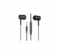 Навушники Denmen HF DR02 3.5mm 1.2 м Black (DE-DR02-BK)