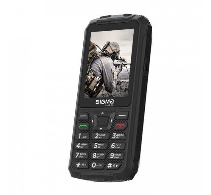 Мобильный телефон Sigma X-treme PR68 Type-C Black (4827798122419)