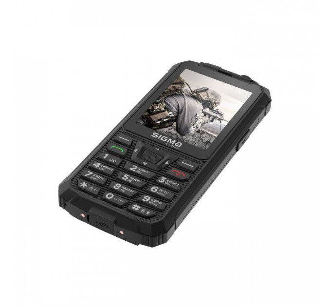 Мобильный телефон Sigma X-treme PR68 Type-C Black (4827798122419)