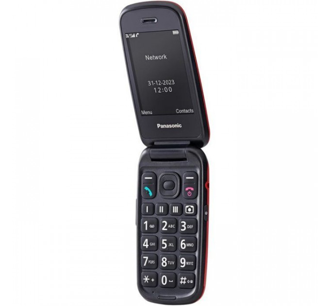 Мобильный телефон Panasonic KX-TU550 Red (KX-TU550EXR)