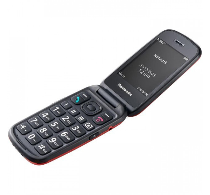 Мобильный телефон Panasonic KX-TU550 Red (KX-TU550EXR)