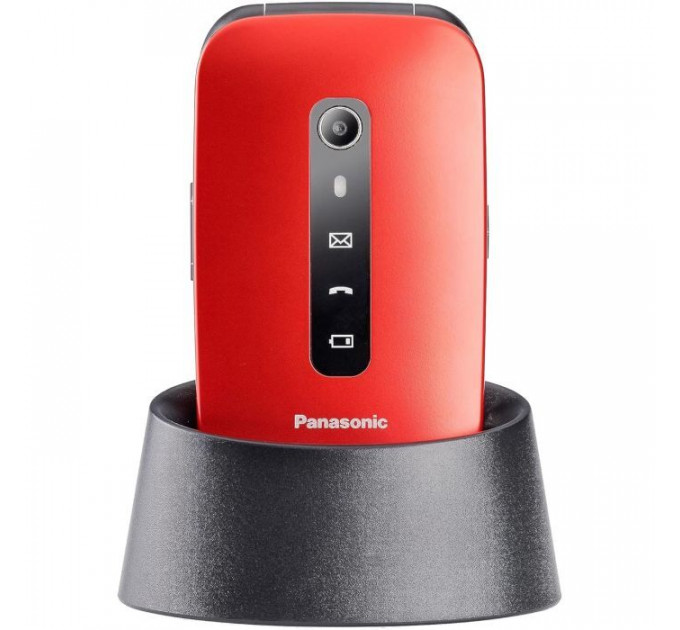 Мобильный телефон Panasonic KX-TU550 Red (KX-TU550EXR)