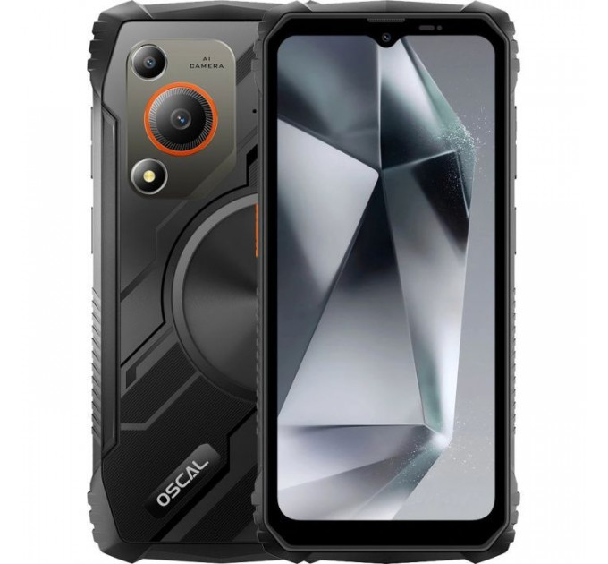Мобільний телефон Oscal Marine 1 4\/128GB Black Мобільний телефон Oscal Marine 1 4\/128GB Black