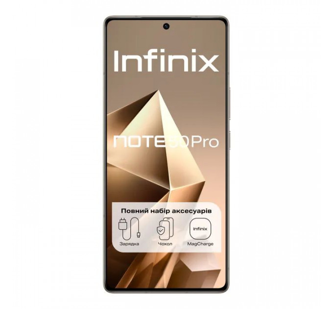 Мобільний телефон Infinix Note 50 Pro 12\/256Gb Titanium Grey (4894947068324)