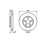 Гальмівний диск Bosch 0 986 478 858