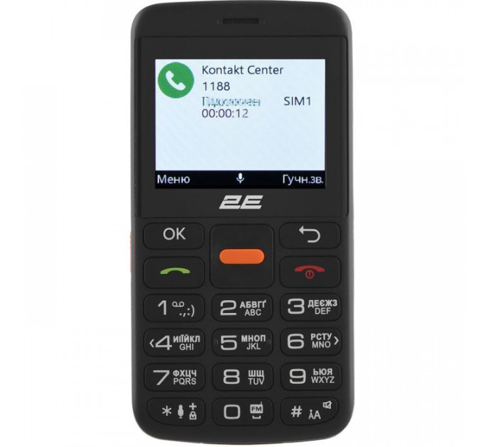 Мобільний телефон 2E T180 MAX Black (688130251051)