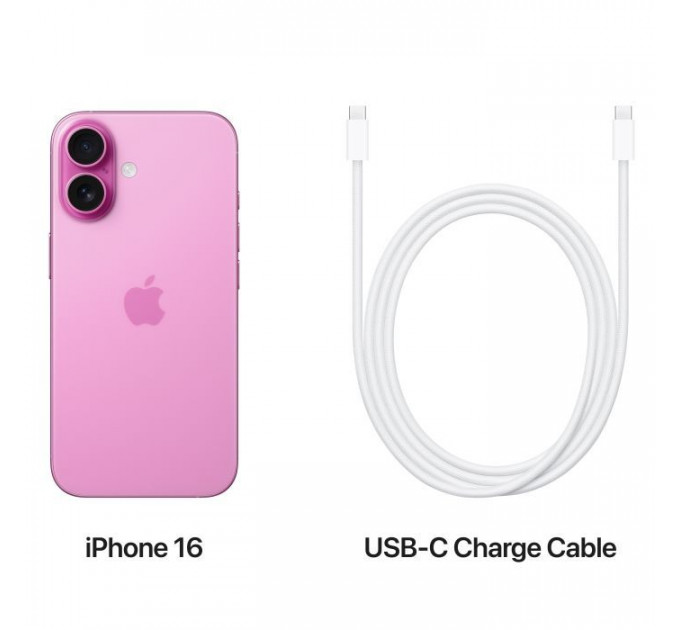 Мобильный телефон Apple iPhone 16 128GB Pink (MYEA3)