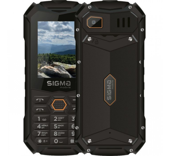 Мобільний телефон Sigma X-treme PV68 Black Orange (4827798738221) Мобільний телефон Sigma X-treme PV68 Black Orange (4827798738221)