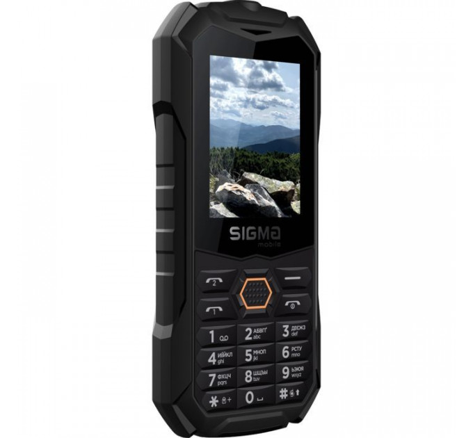 Мобільний телефон Sigma X-treme PV68 Black Orange (4827798738221)