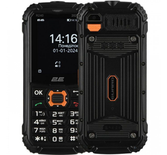 Мобильный телефон 2E R240 2025 Black (694743657623) Мобильный телефон 2E R240 2025 Black (694743657623)