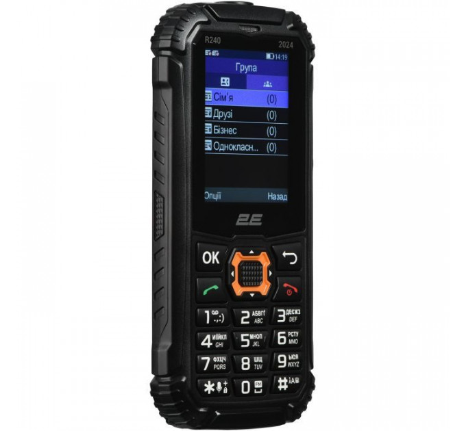Мобильный телефон 2E R240 2025 Black (694743657623)