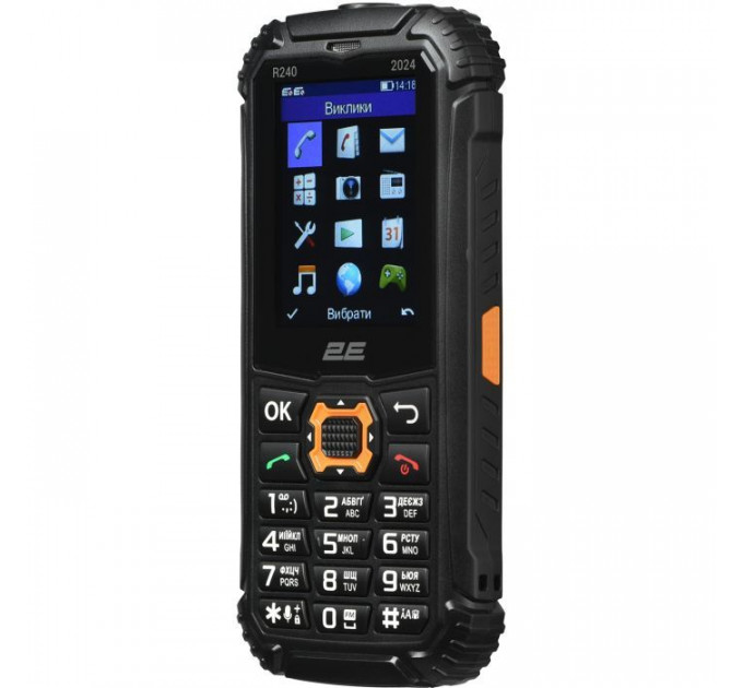 Мобильный телефон 2E R240 2025 Black (694743657623)