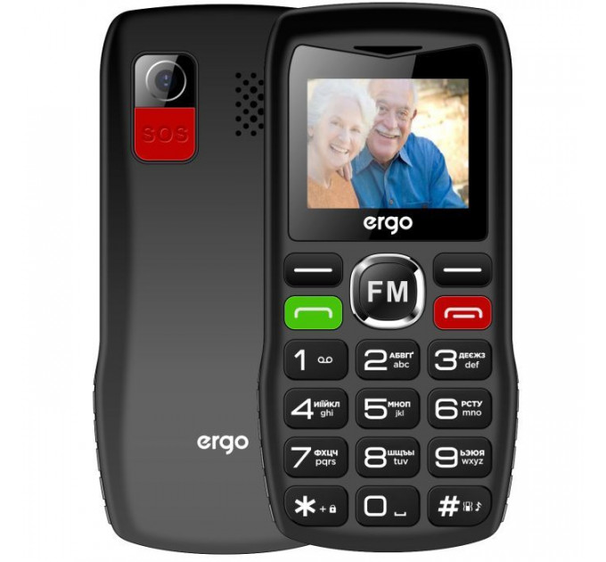 Мобильный телефон Ergo R182 Black