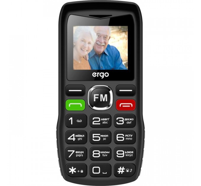 Мобильный телефон Ergo R182 Black