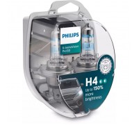 Автолампа Philips H4 X-treme VISION PRO +150%, 3700K, 2шт/блістер (12342XVPS2)