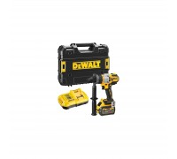 Шуруповерт DeWALT XR Li-lon 18 В, 2 АКБ + ЗП, кейс TSTAK (DCD999X1)
