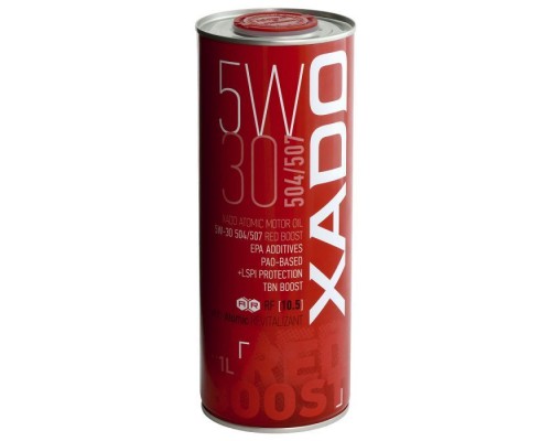 Моторное масло Xado 5W-30 504/507 Red Boost, 1л (ХА 26196) Моторное масло Xado 5W-30 504/507 Red Boost, 1л (ХА 26196)