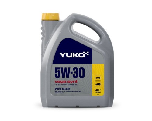 Моторное масло Yuko VEGA SYNT 5W-30 4л (4823110401460) Моторное масло Yuko VEGA SYNT 5W-30 4л (4823110401460)