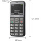 Мобільний телефон Panasonic KX-TU160 Grey (KX-TU160EXG)