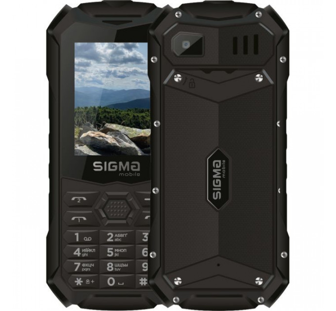 Мобильный телефон Sigma X-treme PV68 Black (4827798738214)