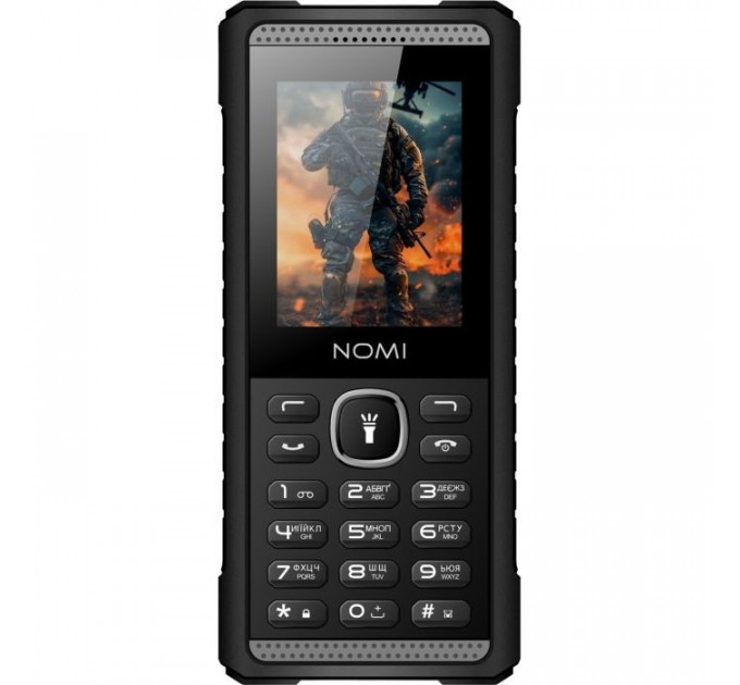 Мобильный телефон Nomi i2420 Black Grey