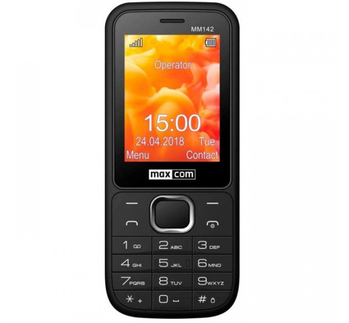 Мобільний телефон Maxcom MM142 Black