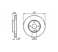 Тормозной диск Bosch 0 986 478 638